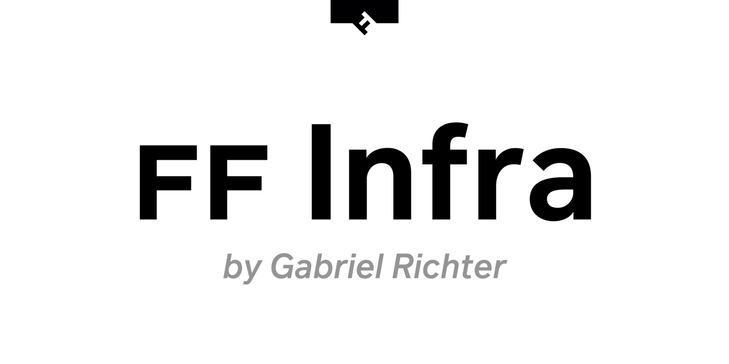 Пример шрифта FF Infra